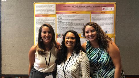 Abbie, Stefanie, and Valerie at APA Division 45 Conference