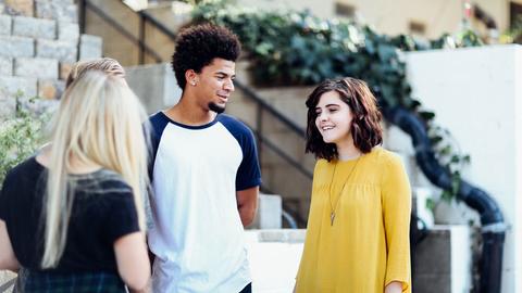 TIDES - three students talking