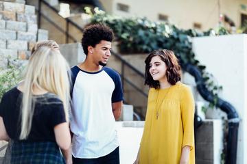 TIDES - three students talking